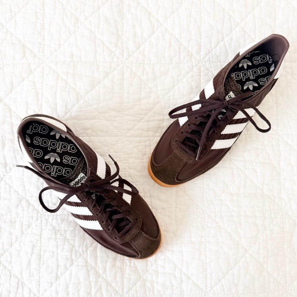 Adidas SL 72 OG Sneakers Dark Brown White 7.5